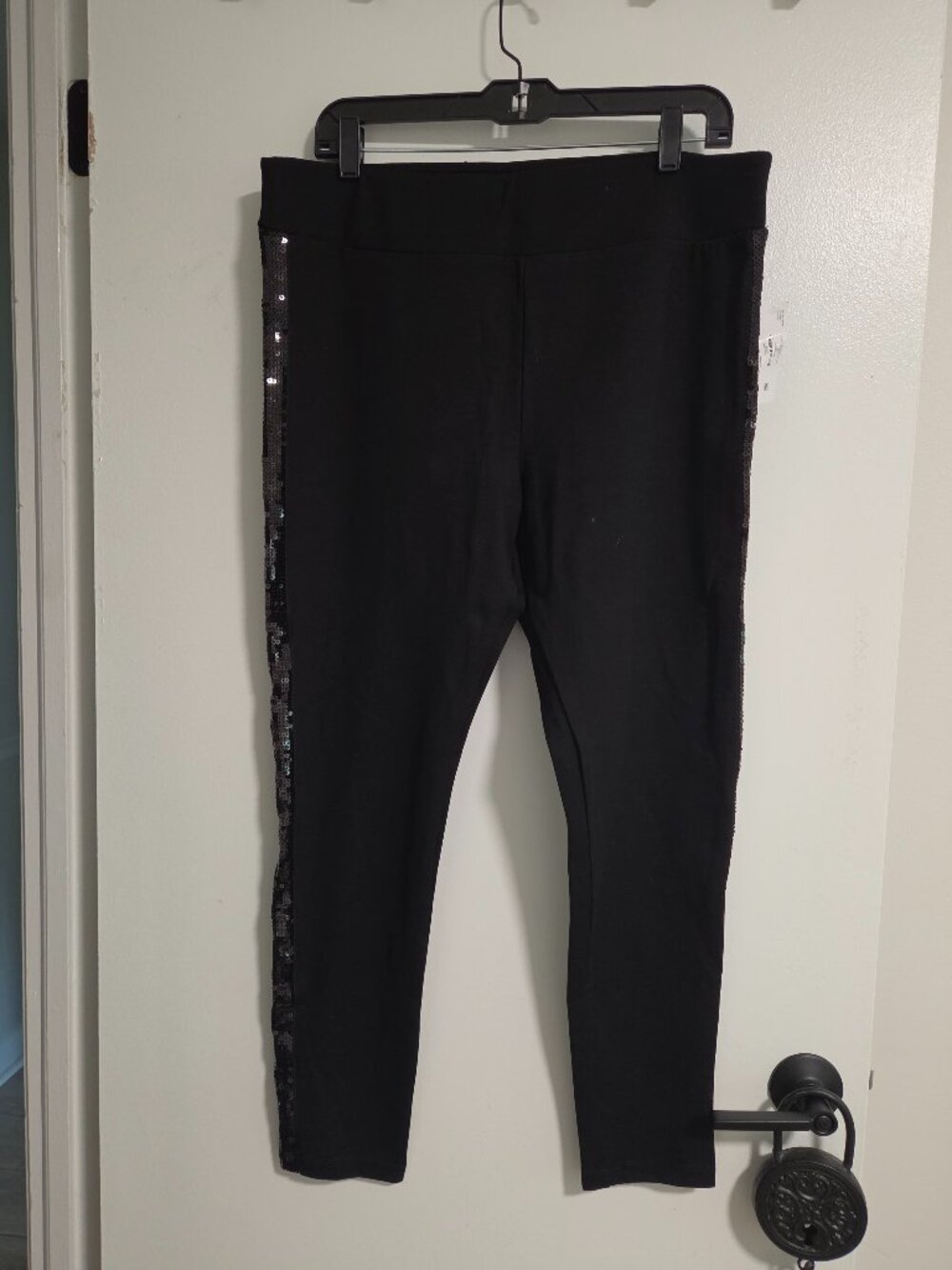 NWT!  Tuxedo Sequin Leggings!